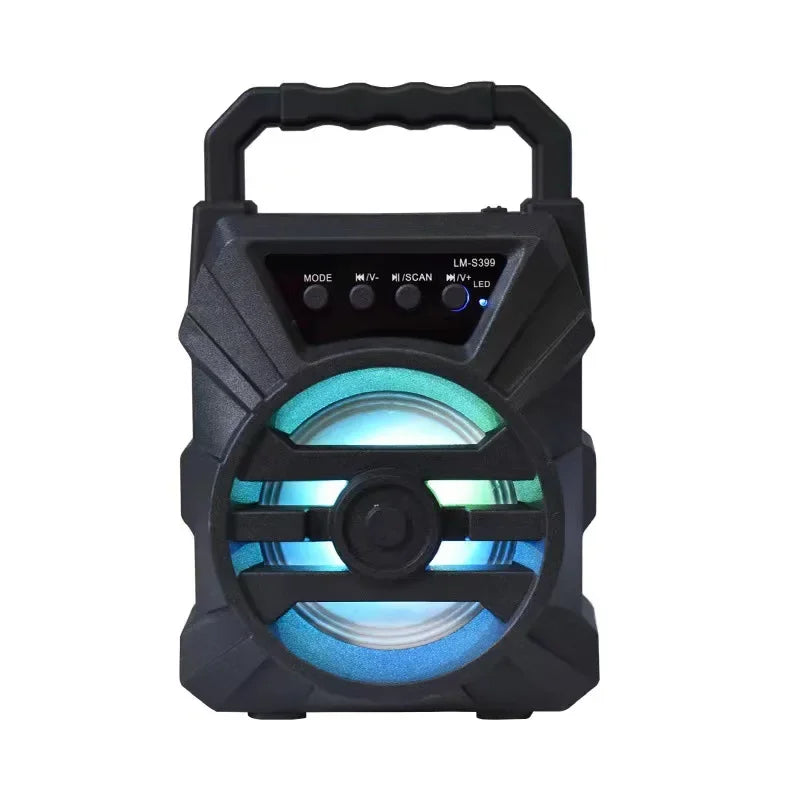 High Power Bluetooth Speakers TF Udisk 500mAh Bluetooth Speaker Sound Box Karaoke Handheld Sound Subwoofers for Aancing Oasis Select 1