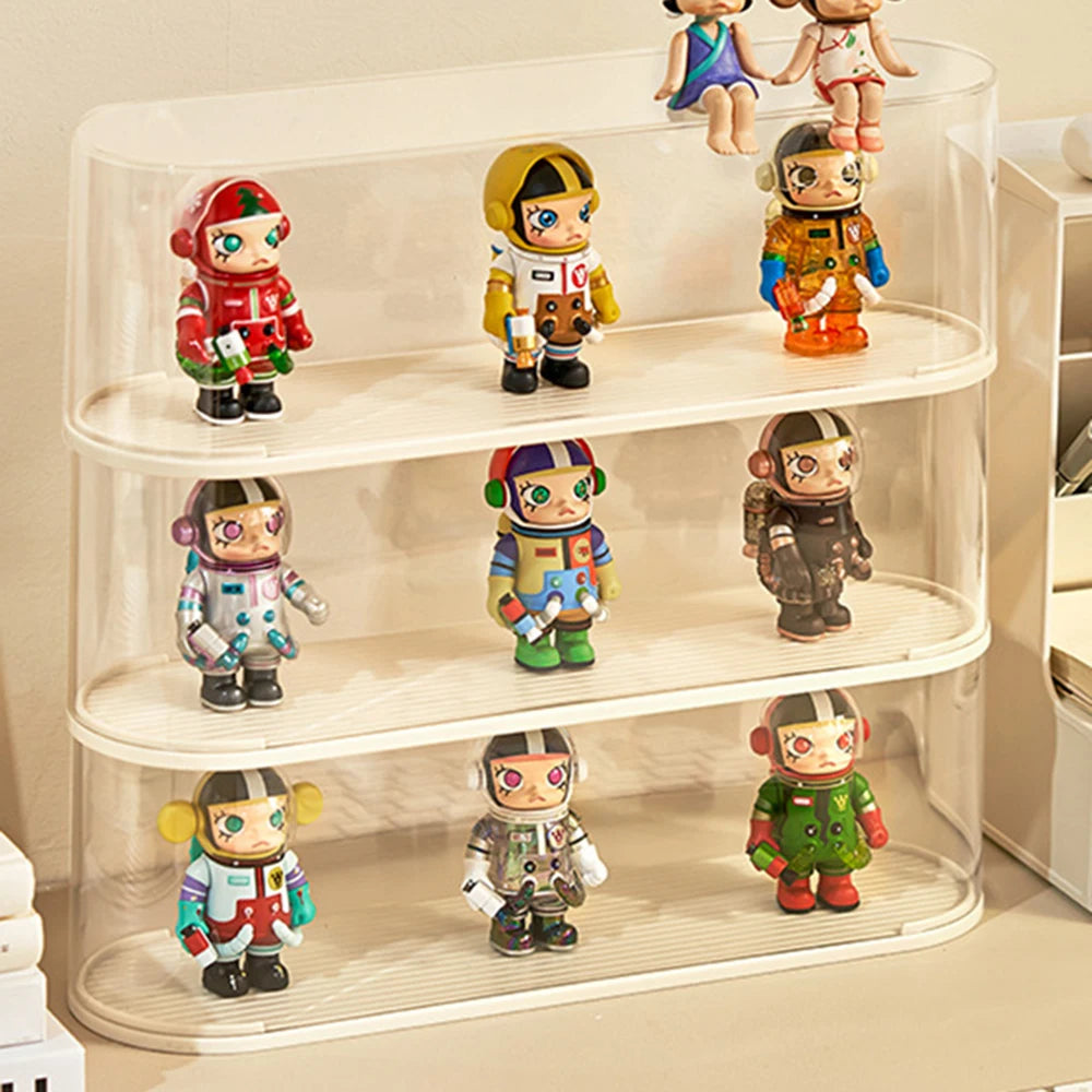 Transparent Stackable Blind Box Display Rack – Dustproof