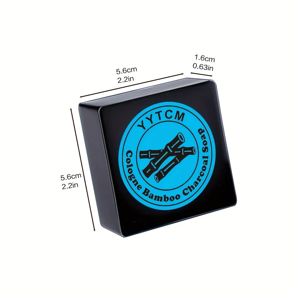Men's Care Cologne Bamboo Charcoal Soap - Deep Clean & Bath Soap, Cleansing Face Soap Freshness 65G/Pc-1Pc Oasis Select