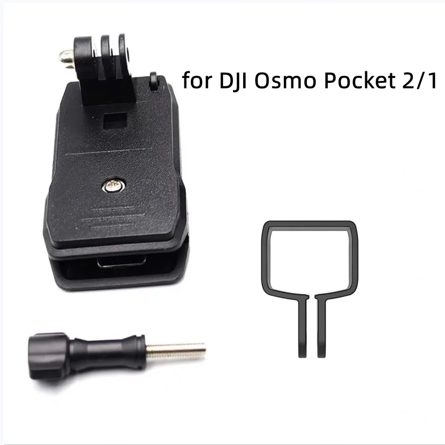 360° Rotating Backpack Strap Mount for GoPro, DJI & Insta360