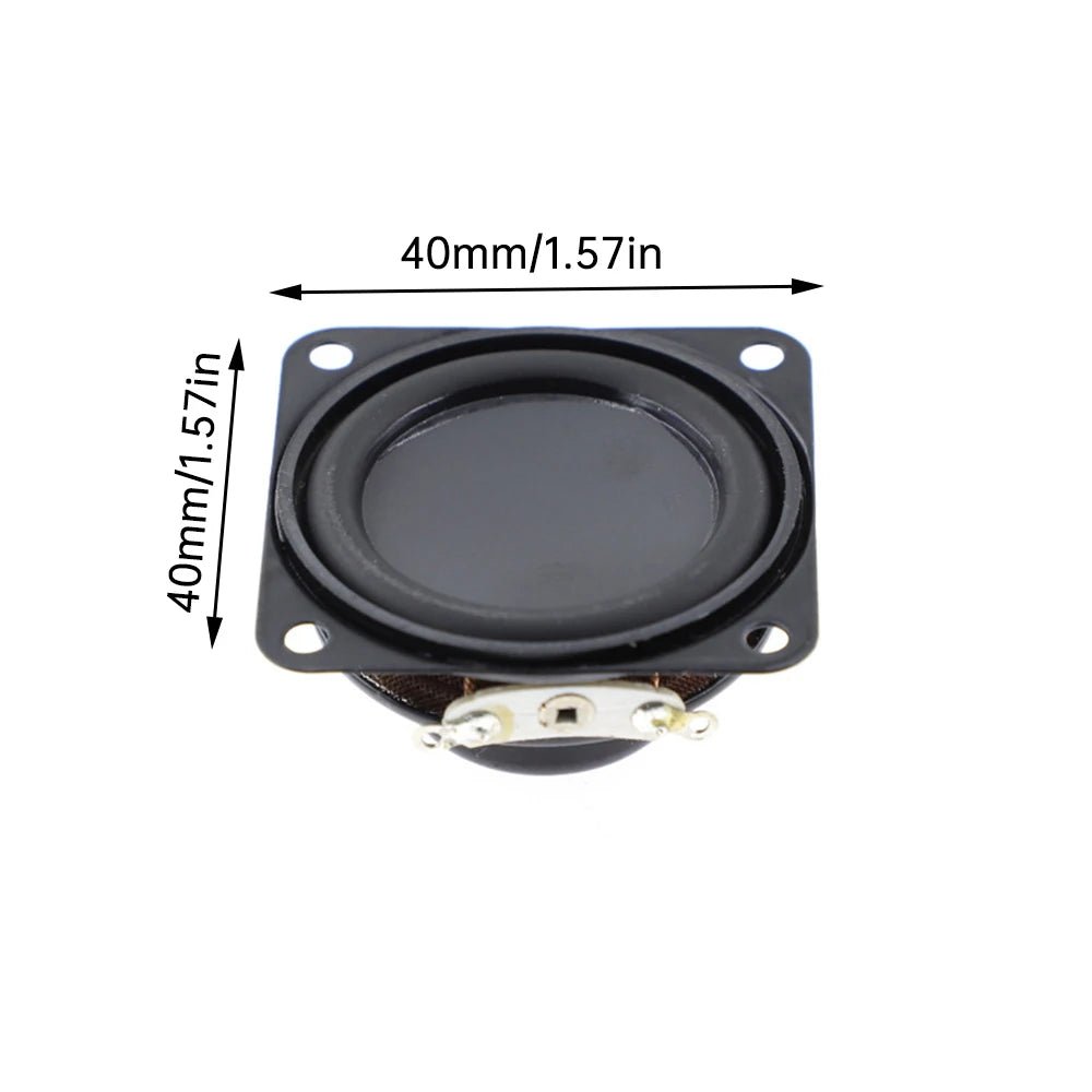 40mm internal Magnetic Speaker Full Frequency Speaker 16 Core 4 Euro 5W Square Bluetooth Speaker Oasis Select Black