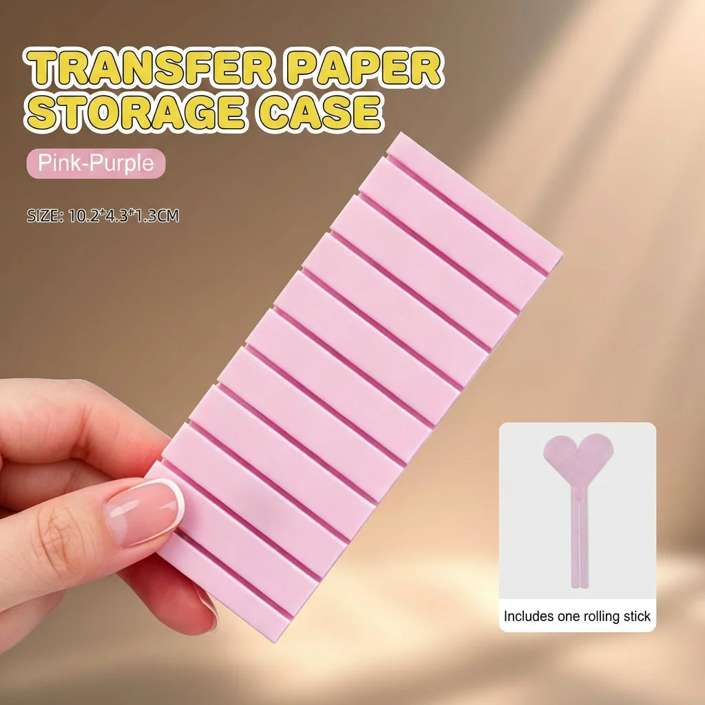 10-Slot Nail Transfer Paper Organizer | 3D Printed Storage Box
