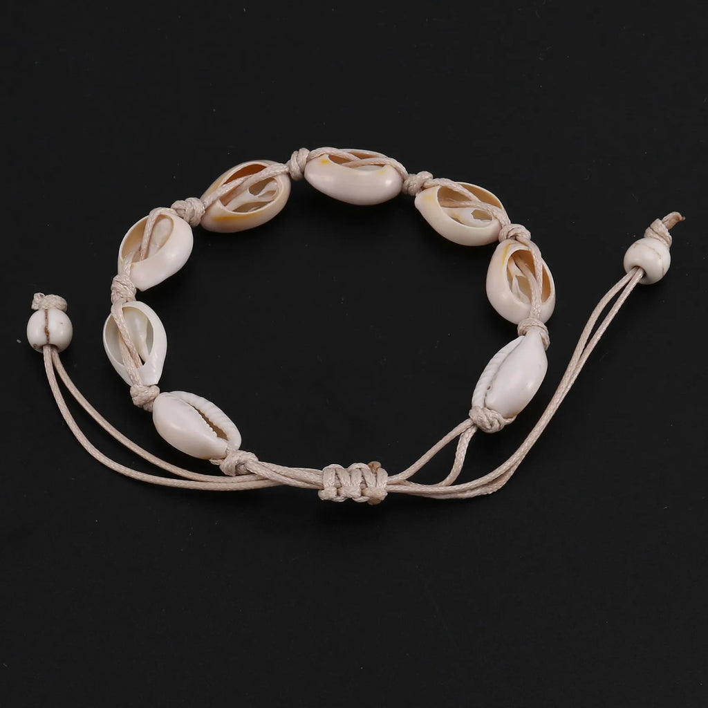 Anklets For Women Shell Foot Jewelry Summer Beach Bracelet Ankle On Leg Ankle Strap Bohemian Accessories White Oasis Select