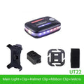 LED Shoulder Warning Light | Gravity Sensor Red Blue Flash Lamp