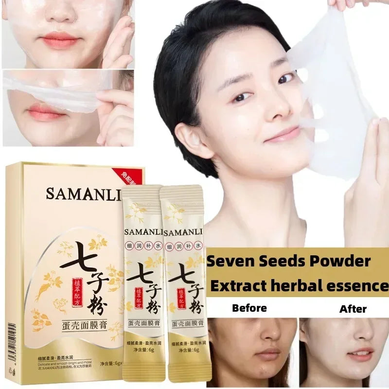 Seven Seeds Eggshell Peel-Off Face Mask – Hydrating 10 Pack Peel-Off Face Mask Oasis Select