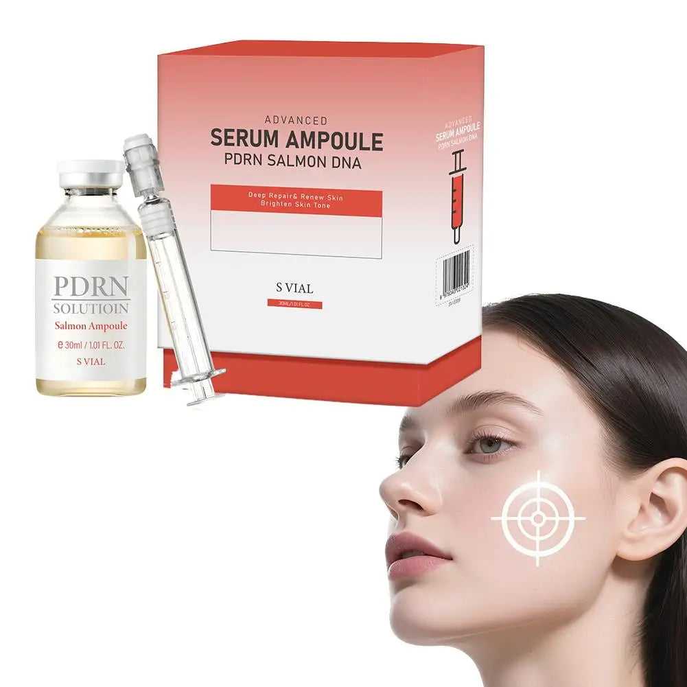 Korean S VIAL Advanced Serum Ampoule - PDRN Salmon DNA, Natural Stem Cell Complex, Deep Repair & Renew Skin, Brighten, Anti-Age Oasis Select