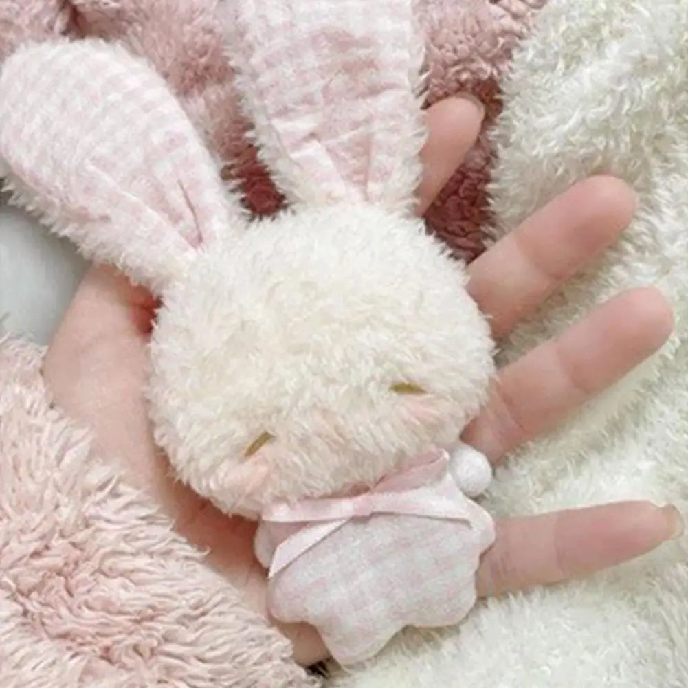 Kawaii Angel Bunny Plush Keychain – Cute Soft Rabbit Toy Gift Plush Keychain Toy Oasis Select