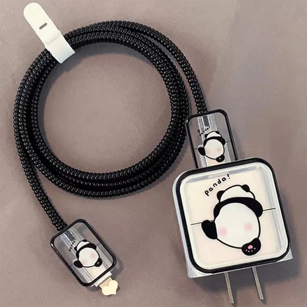 Emoji TPU Cable Protector for iPhone 15 14 13 | PD Fast Charge