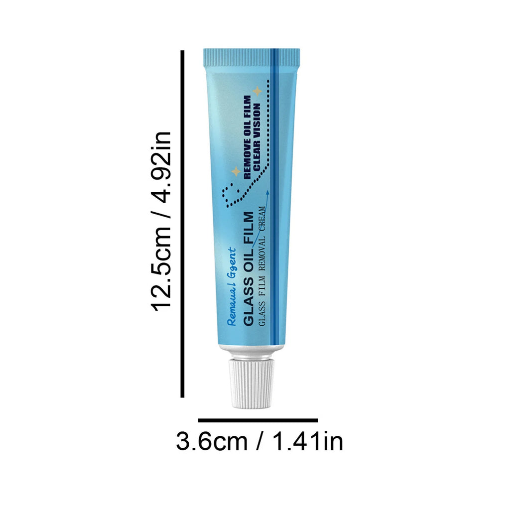 Car Glass Oil Film Remover Remove Stubborn Oil Film Dirt Stain Anti Smear Not Scratch Glass Restore Clarity Car Glass Cleaner Oasis Select 30g boxed