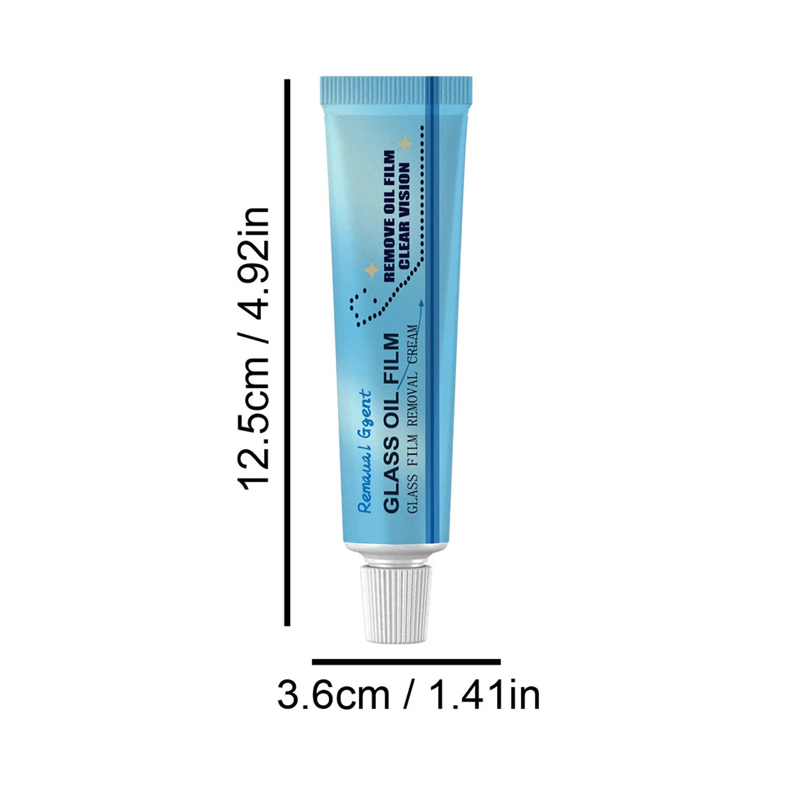 Car Glass Oil Film Remover Remove Stubborn Oil Film Dirt Stain Anti Smear Not Scratch Glass Restore Clarity Car Glass Cleaner Oasis Select 30g boxed