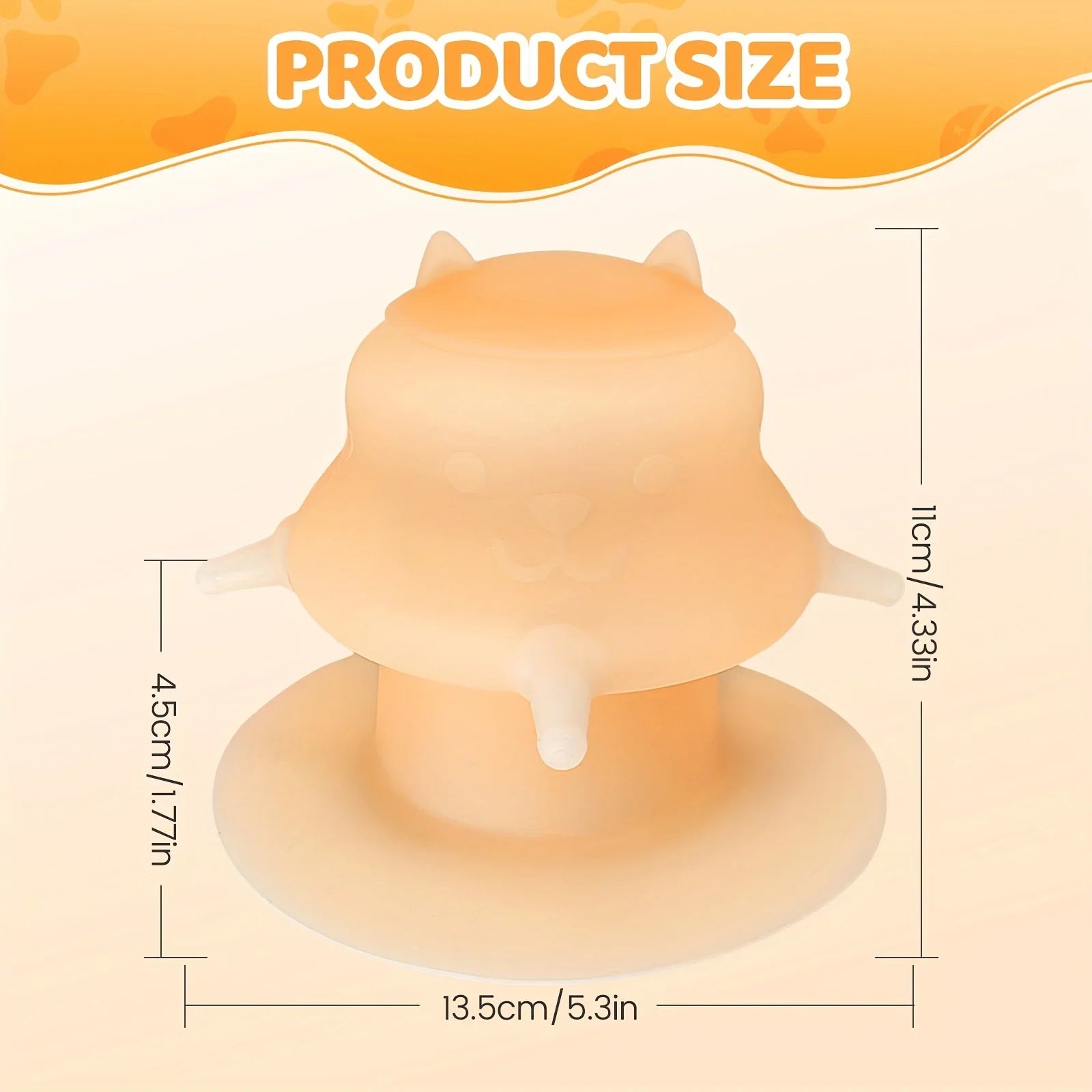 2025 New Kitten Feeding Device, 7.78 oz, with 4 soft and durable silicone pacifiers for easy feeding pet products cat dog Oasis Select