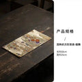 National Trend Tea Mat Nishijin Weaving Tea Heat-resistant Table Mat Dry Brewing Mat Chinese Kung Fu Tea Set Tea Ceremony Oasis Select - Butterfly Dance