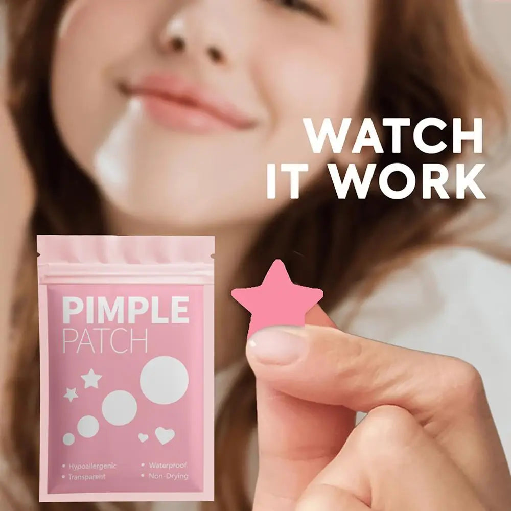 1400pcs Pink Star Hydrocolloid Acne Patches – Ultra-Thin