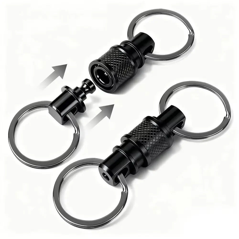 360° Quick Release Keychain Clip – Aluminum Alloy | 7 Colors