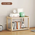 Solid Wood Multi-Layer Storage Shelf – Bookshelf & Shoe Rack