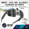 8MP Smart Cycling Glasses 1080p Camera WiFi BT AI Translator