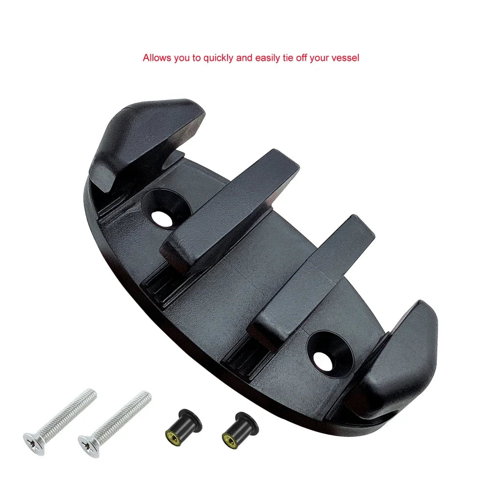 Marine Nylon Plastic Marine Zig Zag Anchor Trolley Cleat Rope Device Kayaks Canoes Boat Decks Replacement Rowing Accessories Oasis Select