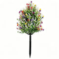 Artificial Six-Color Camellia Potted Plant | Outdoor & Indoor