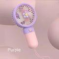 New USB Mini Wind Power Handheld Fan Convenient And Ultra-quiet Fan High Quality Portable Student Office Cute Small Cooling Fans Oasis Select Pink