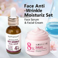 Anti Wrinkle Face Skincare Set Retinol Serum & Sakura Cream Fine Line Remover Anti Aging Nourishing Facial Resurfacing Skin Care Oasis Select Default Title