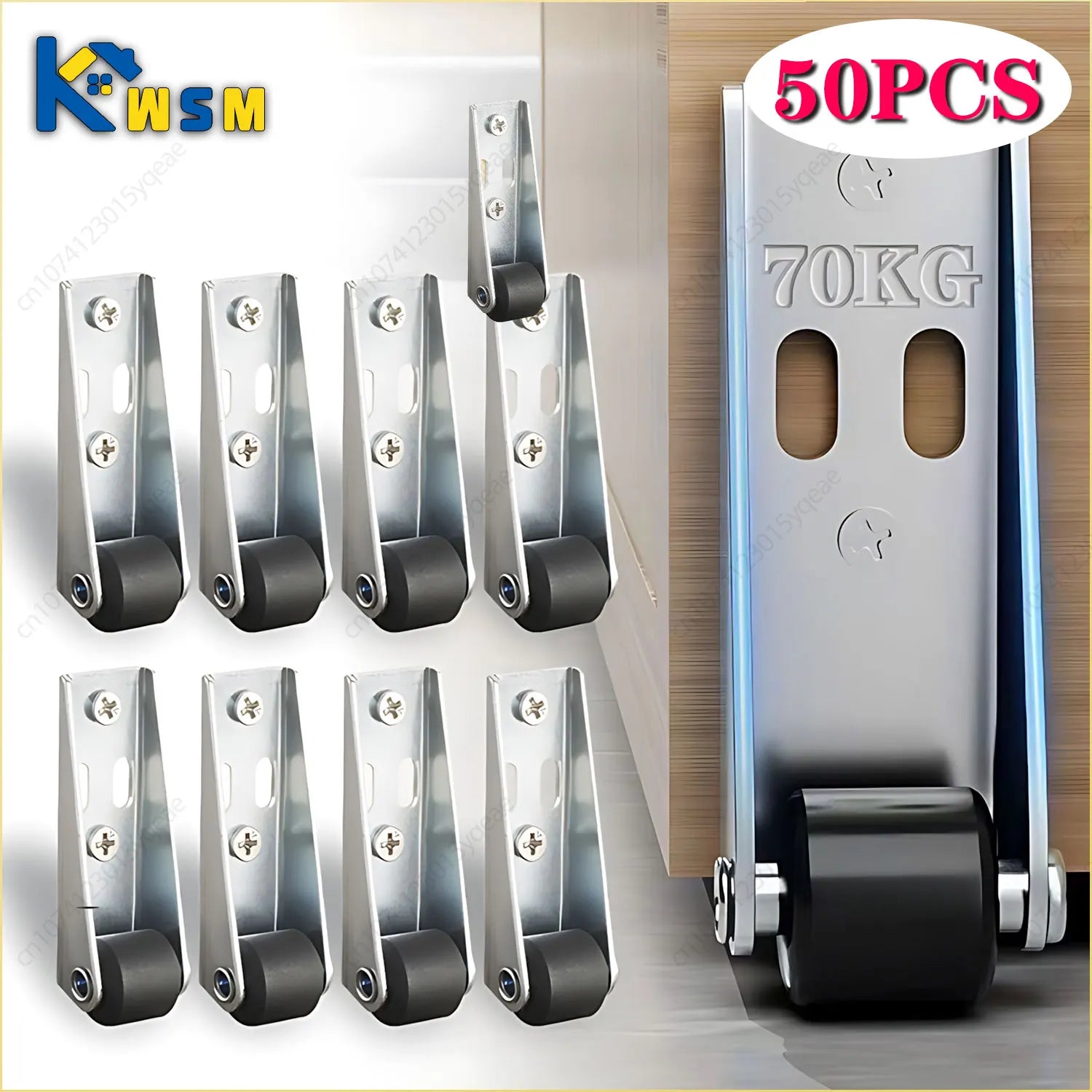 1-50PCS Smooth Moving Directional Casters 0.8/1.6 Inch Long Bracket Directional Wheels Furniture Hardware Accessories Oasis Select