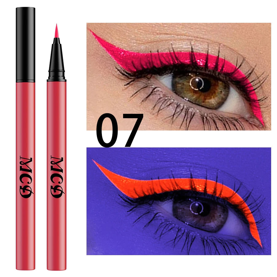 UV Neon Eyeliner Pen – Waterproof Fluorescent Liquid Eye Liner