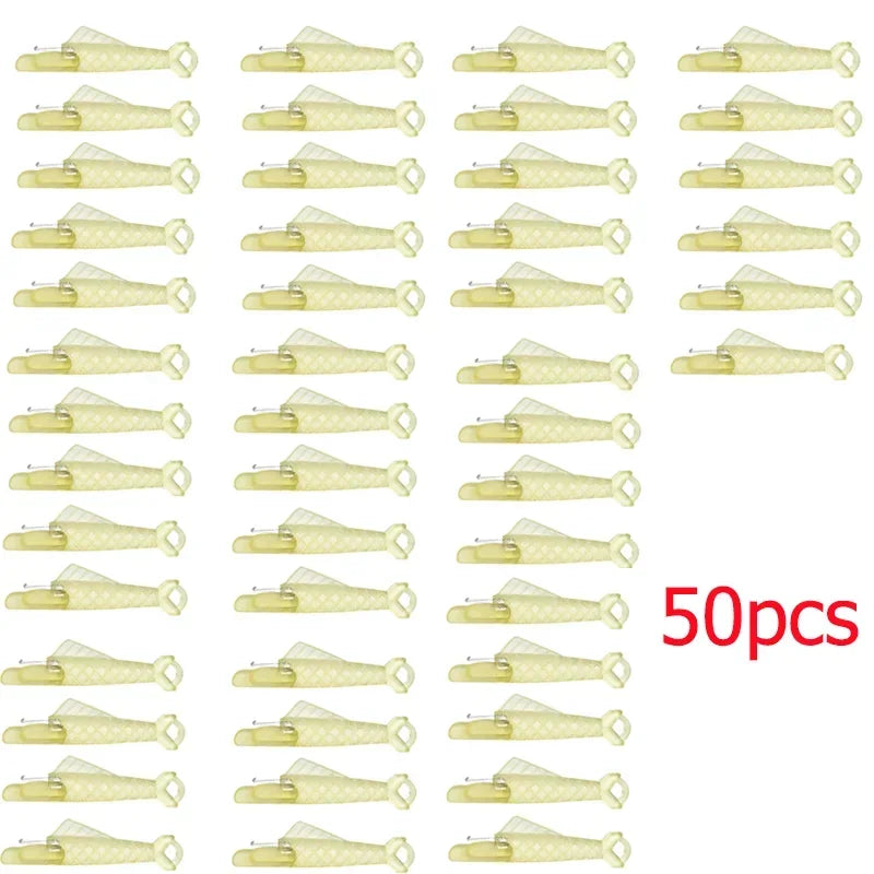Automatic Needle Threader DIY Tool Home Hand Sewing Machine Device Thread Auto Needle Cross Stitch Sewing Accessories Oasis Select 50pcs yellow