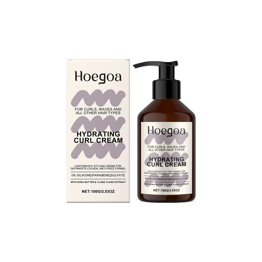 Curly Hair Cream Hair Curly Boost Lasting Styling Reduce Dry Damaged Frizz Smooth Hydrating Hair Volumizing Cream Conditioner Oasis Select