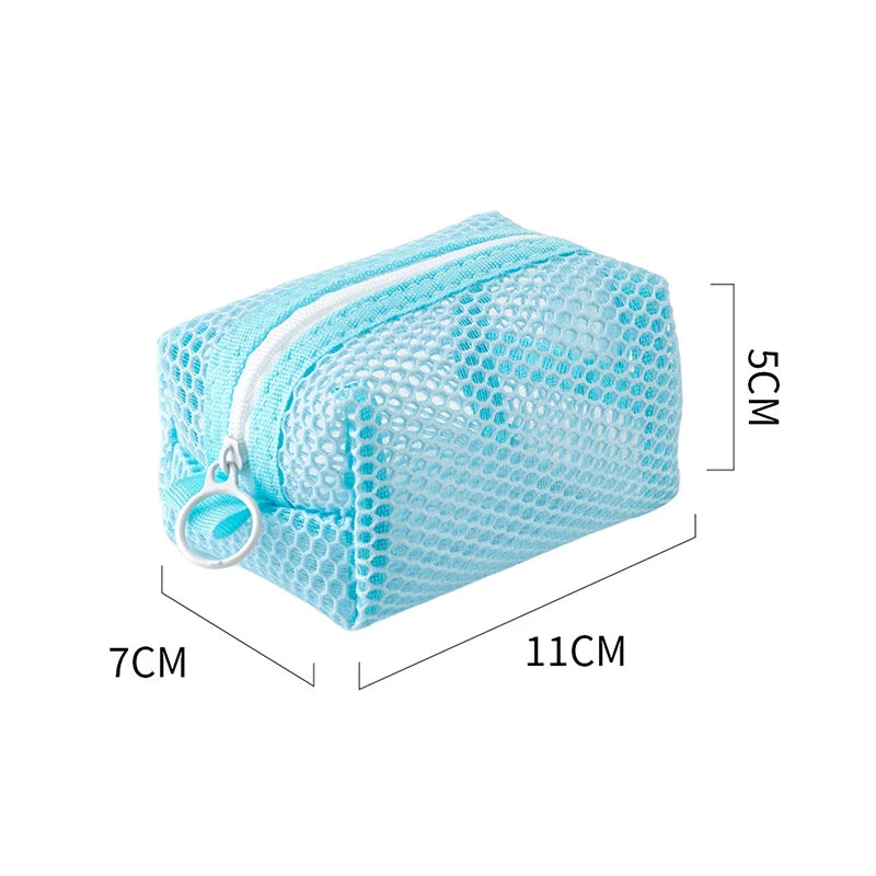Mini Mesh Coin Purse – Vibrant Zipper Pouch for Women
