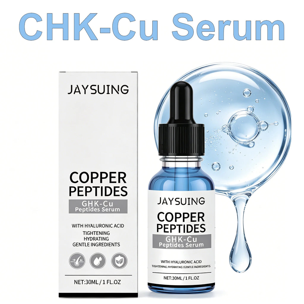 30ml CHK-Cu Peptide Essence Hydrating Facial Serum Tightening Reduce Fine Lines Hyaluronic Acid Repair Skin Barrier Smoothing Oasis Select