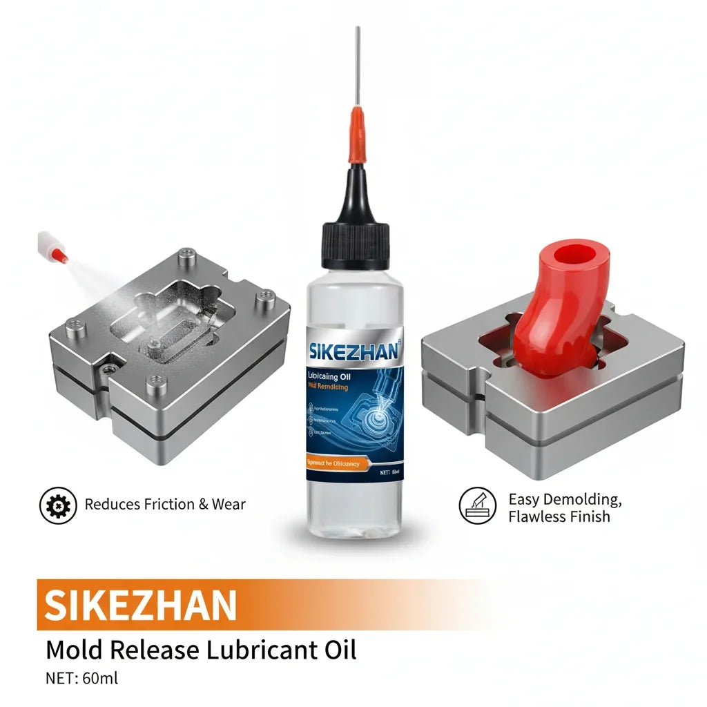 Industrial 120ml Mold Release Agent - 250℃ High-Temp Silicone Lubricant, Long-Lasting Anti-Stick for All Metal and Plastic Molds Oasis Select