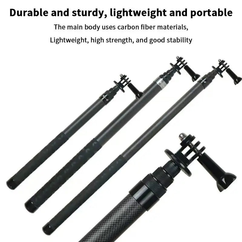 Strong and Long-lasting Carbon Fiber Camera Selfie Stick. Oasis Select