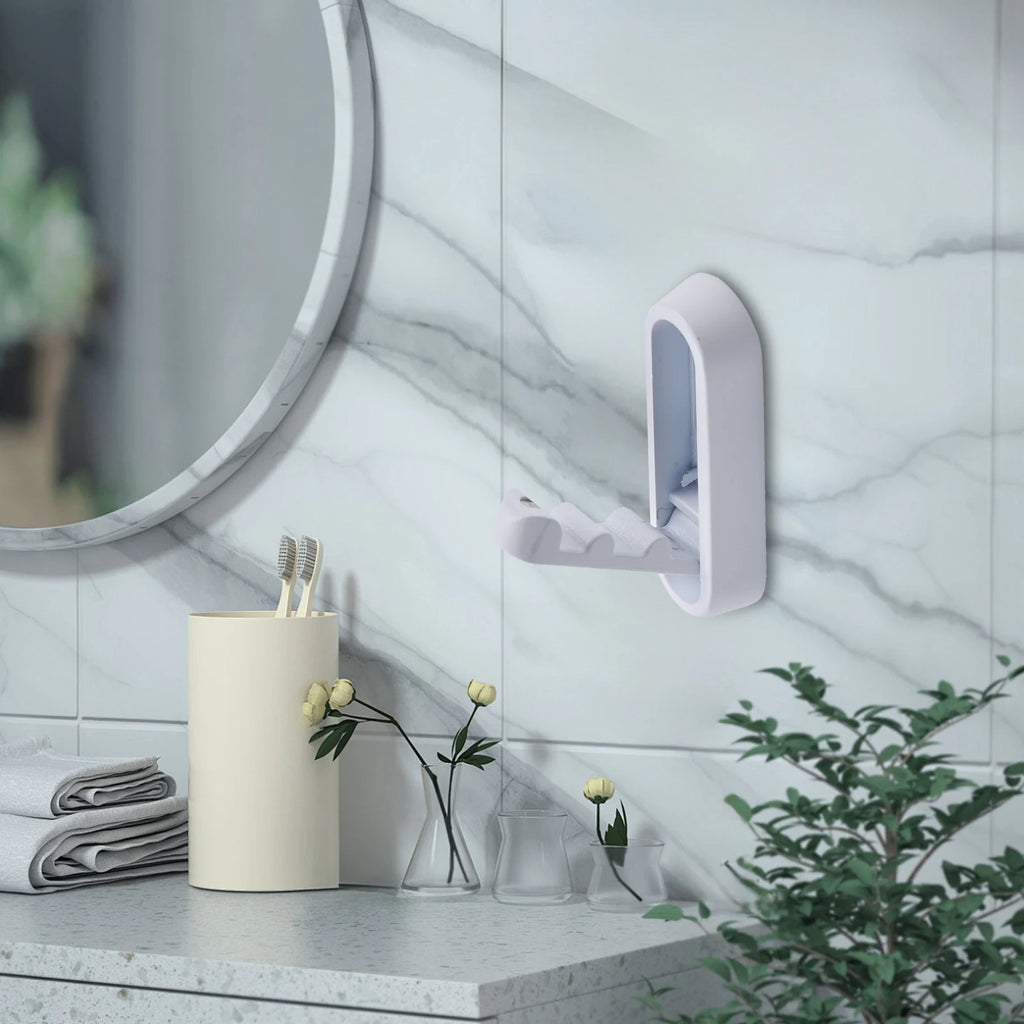 Folding Wall Hooks Bathroom Hooks Clothing Hooks Multi-purpose Use Towel Hanger Bathroom Accessories For Hanging Robes, Towels Oasis Select