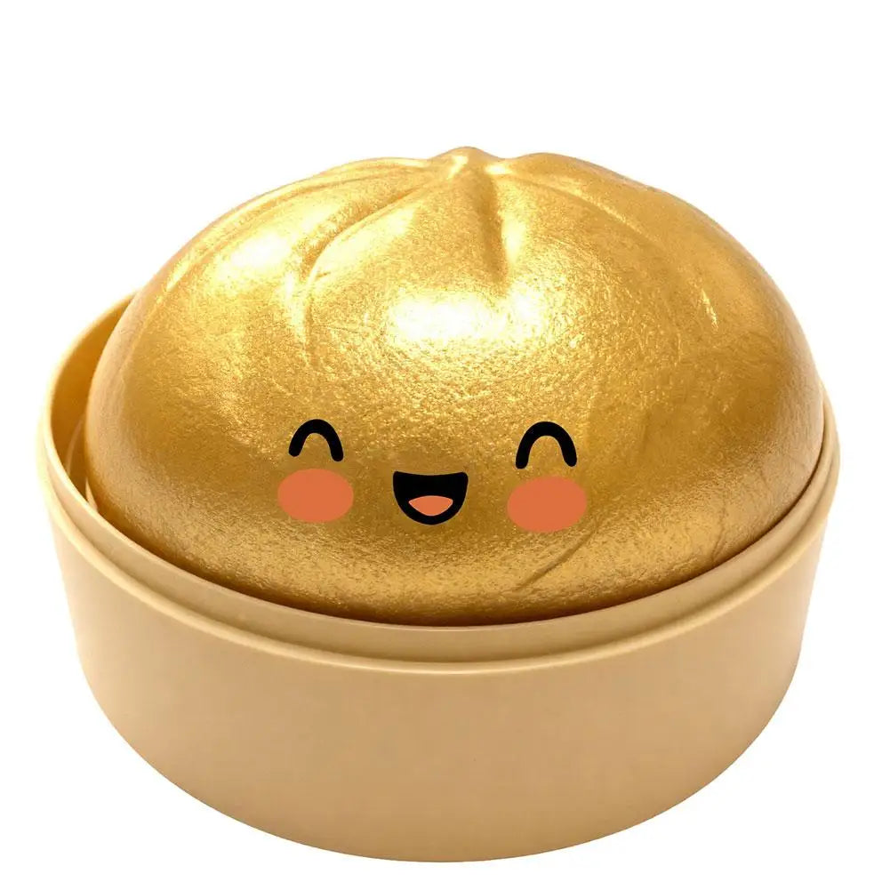 Shiny Flash Simulation Dumpling Bun Toy Pressure Ball, Slow Rebound Soft Pinch Decompression Toy, for Kids Adults Birthday Gifts Oasis Select 03