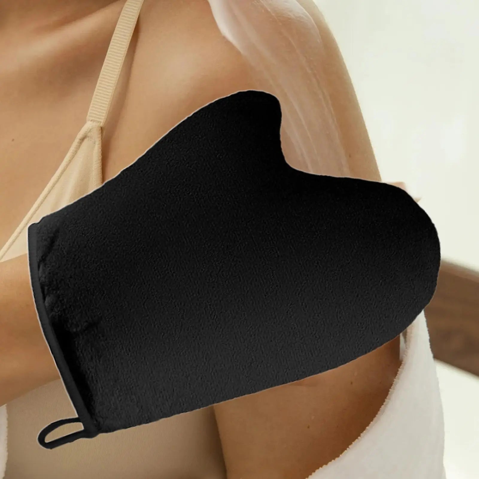 Self-Tanning Glove Tanning Body Lotion Mitt Reusable Machine Washable Applicator with Thumb Soft Tool Double-Sided Applicator Oasis Select
