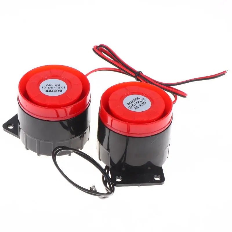 1Pcs High Decibel Sound And Light Alarm 12V 24V 220V Buzzer Anti-theft Audio Electronic Horn Waterproof Dustproof Oasis Select