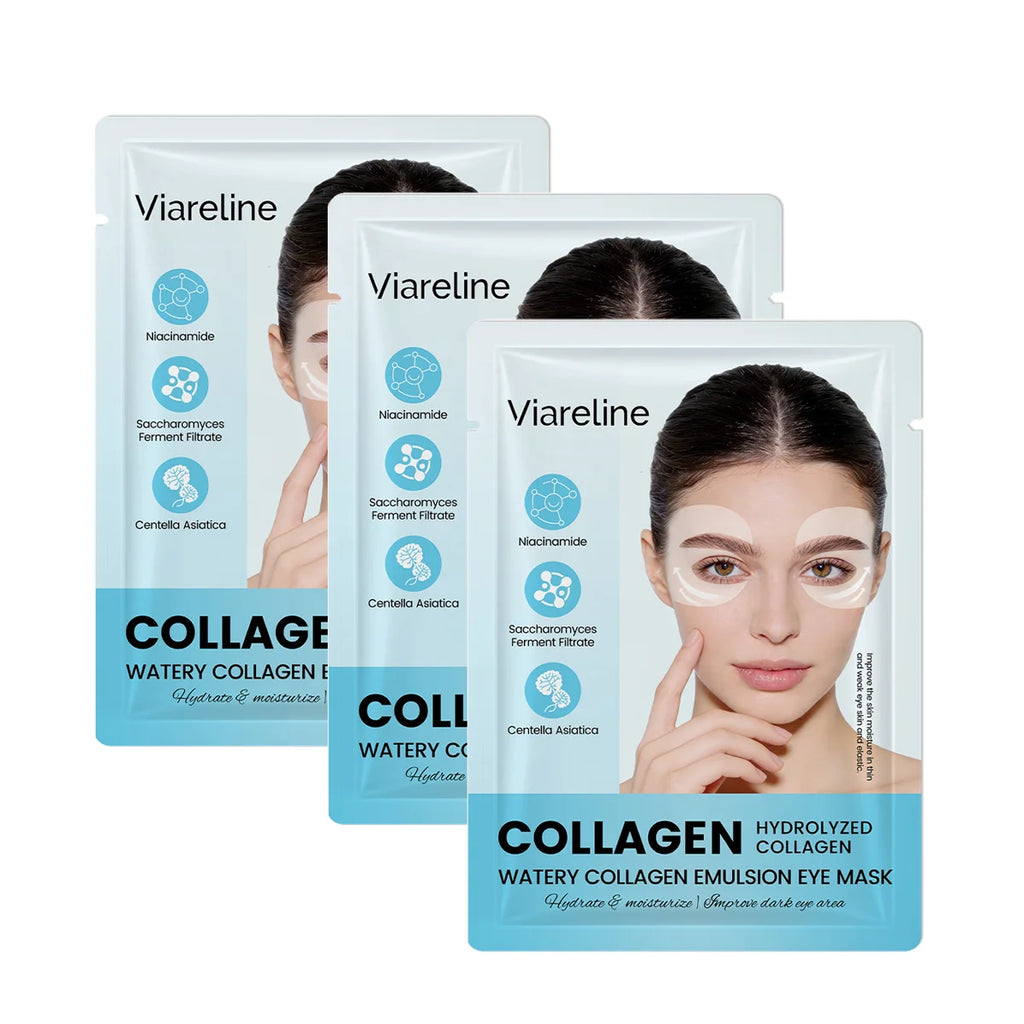 Collagen Eye Patches Reduce Fine Lines Dark Circles Hydrate Firm Maintain Soft Smooth Eye Contour Skin Eye Care Oasis Select 3pcs