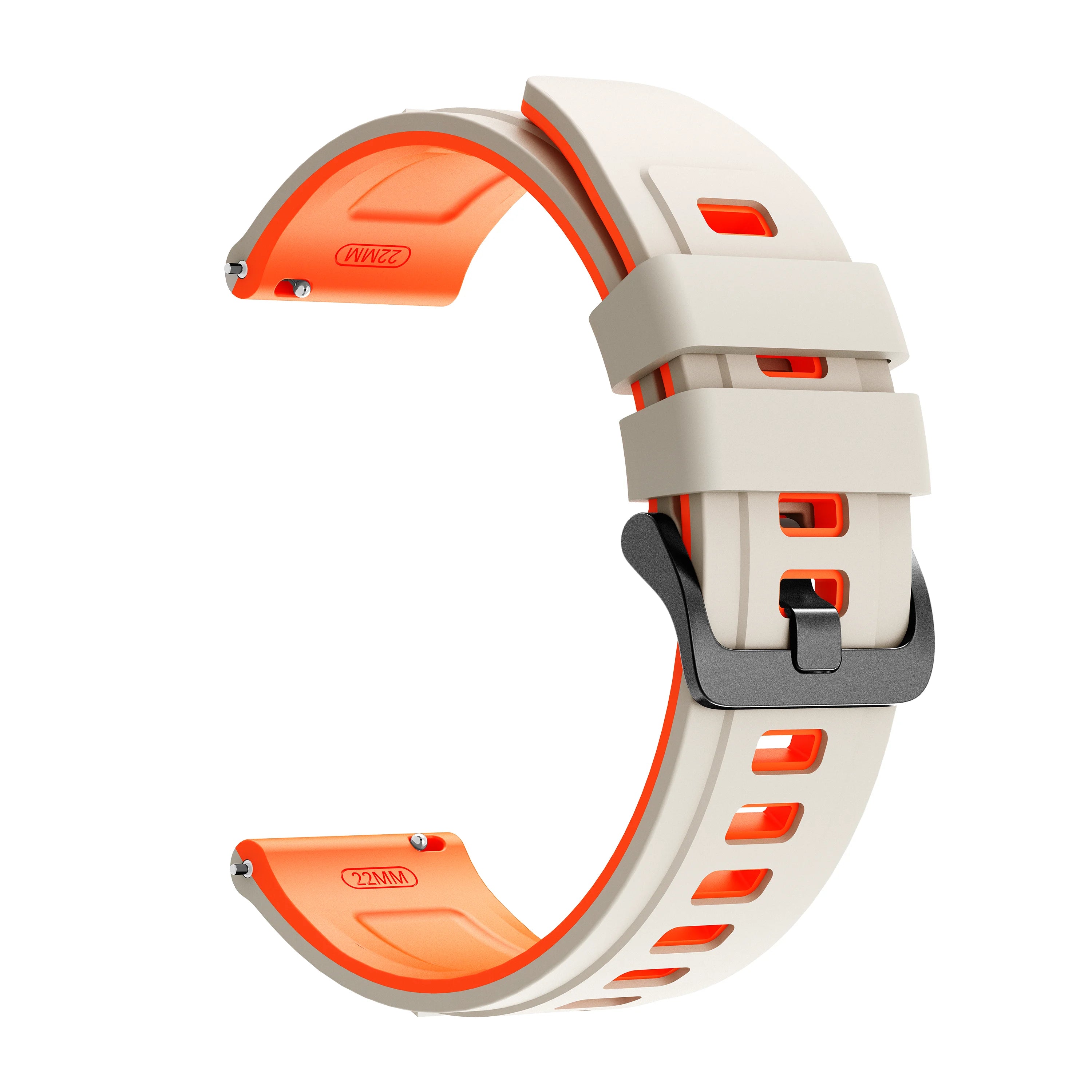22mm Silicone Watch Band for Garmin 955 945 965 Instinct 1 2 Silicone Watch Band Oasis Select Star Orange 22mm