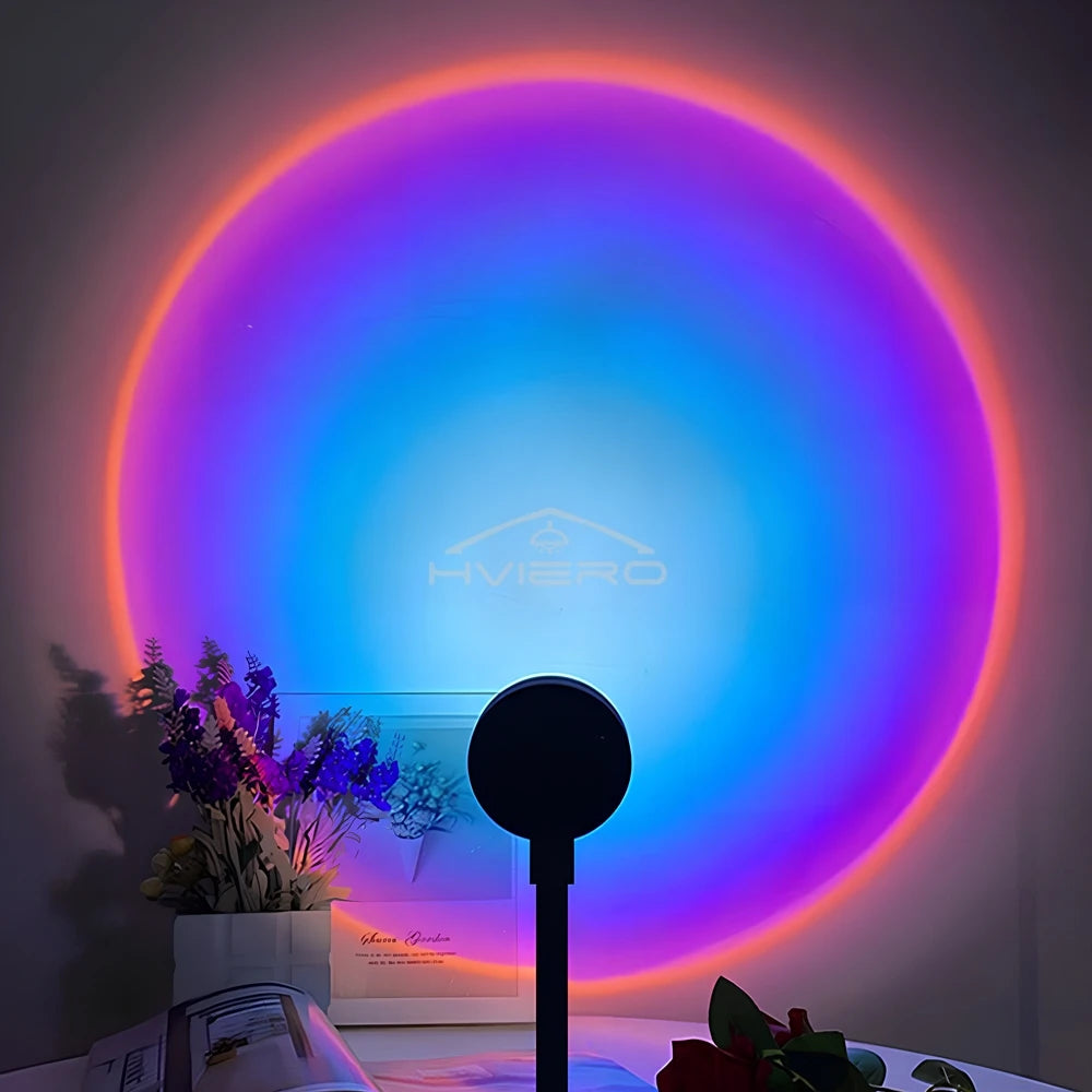 USB Sunset Lamp – Colorful Gradient LED Atmosphere Light