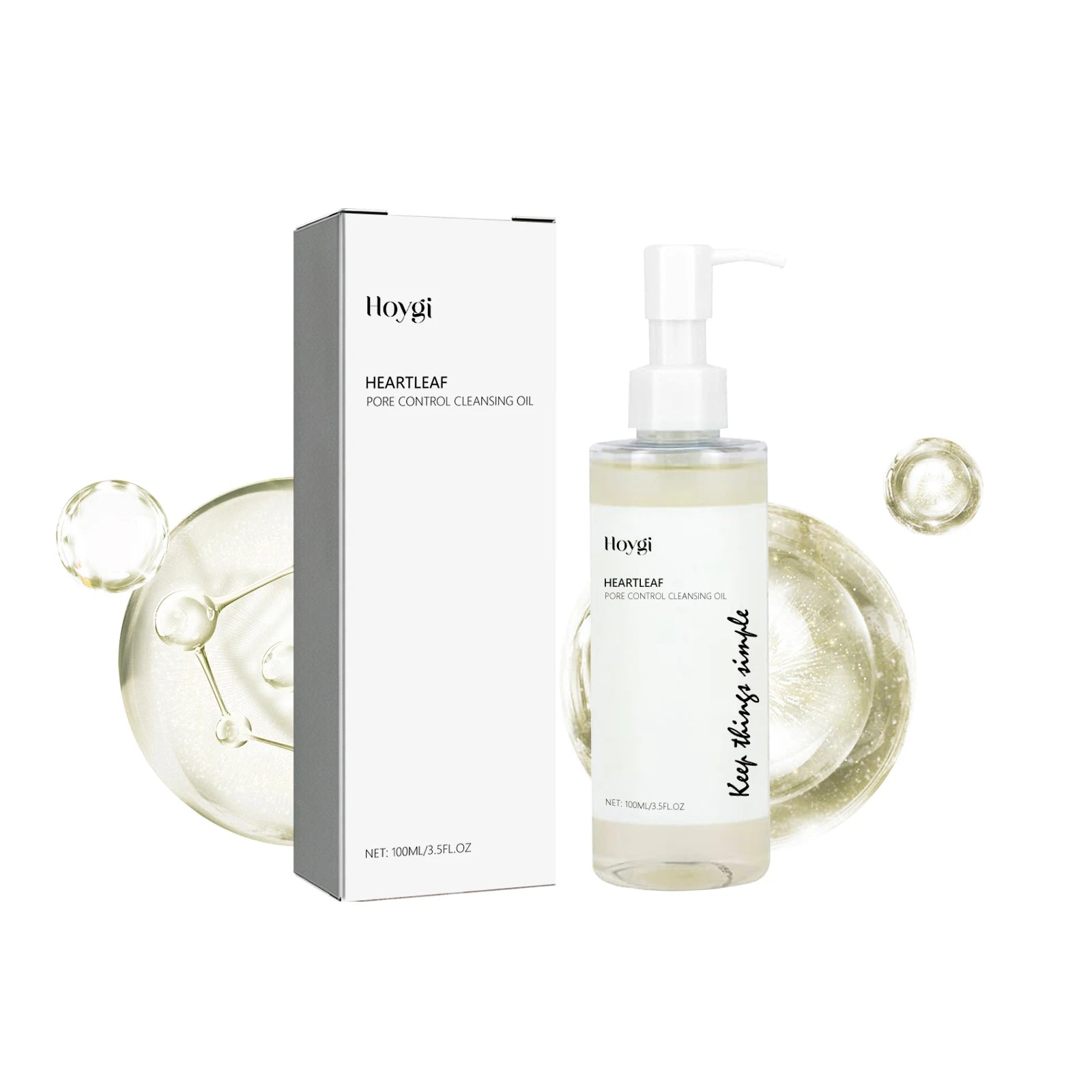 Pore Control Makeup Removal Cleansing Oil Gentle Makeup Removal Caring Skin Moisturizing Brightening Deep Cleansing Pore Skin Oasis Select 1Pcs 100ml