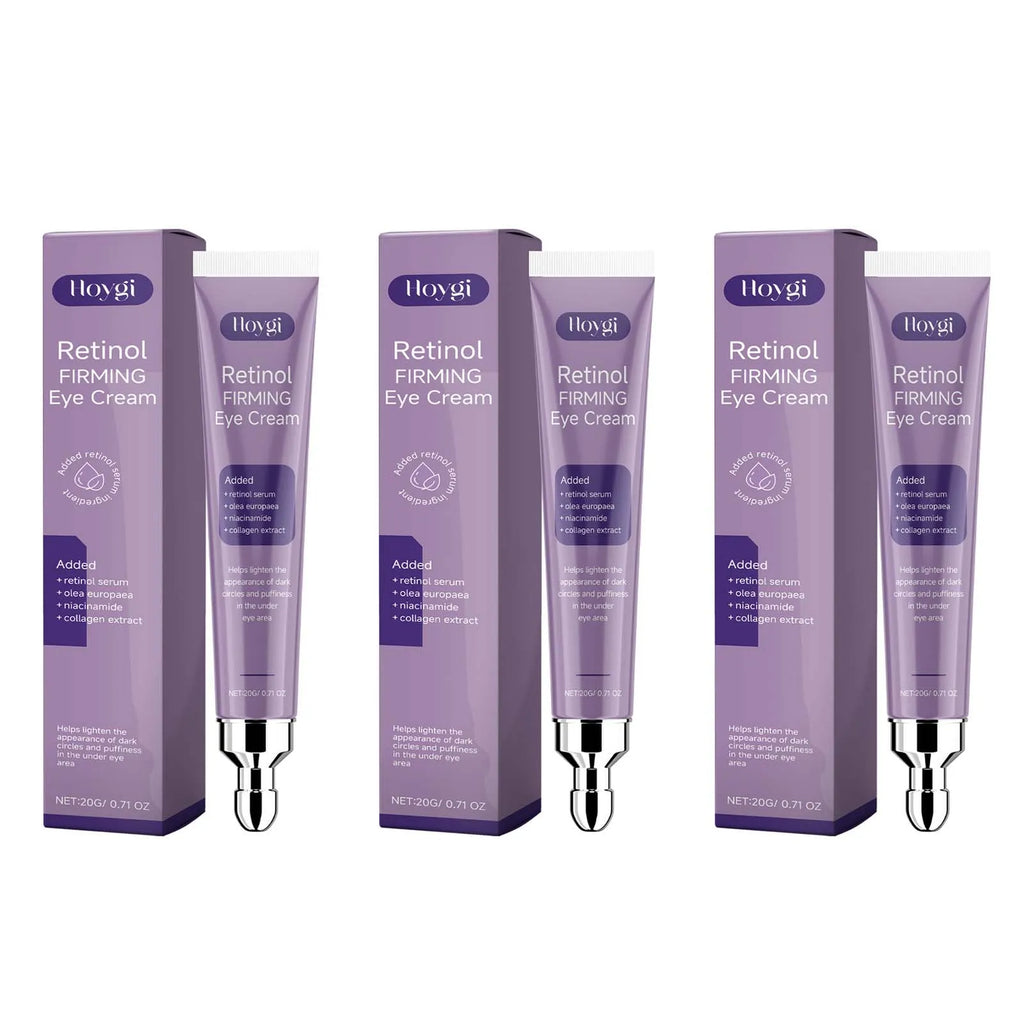 Hoygi Retinol Eye Cream – Dark Circles, Puffiness & Fine Lines Retinol Eye Cream Oasis Select 3 x 20g Boxed