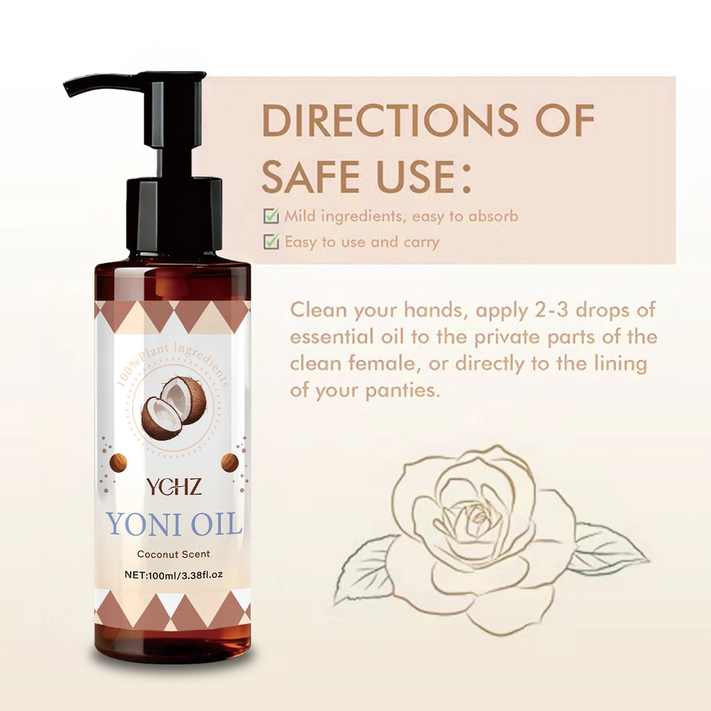 Yoni Oil Intimate Care Essential Oil – Coconut Scent 100ml
