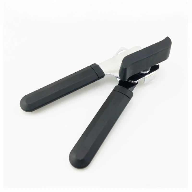 1pc Stainless Steel Multifunctional Professional Can Manual Can Opener Craft Beer Grip Can Opener Bottle Opener Kitchen Gadgets Oasis Select black