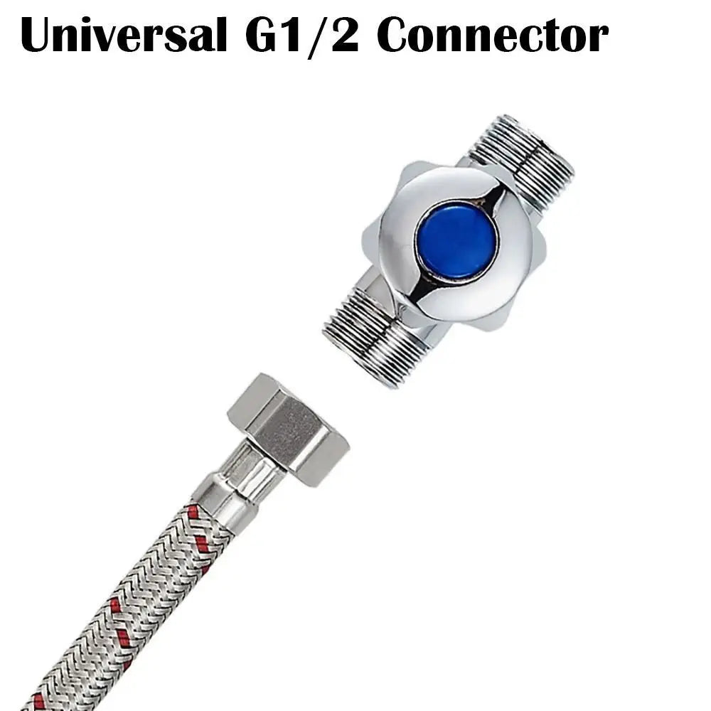 1Pair Single Head Cold and Hot Water Inlet Pipe Basin Sink Water Tube Replacement Stainless Steel Woven Kitchen Plumbing Hoses Oasis Select