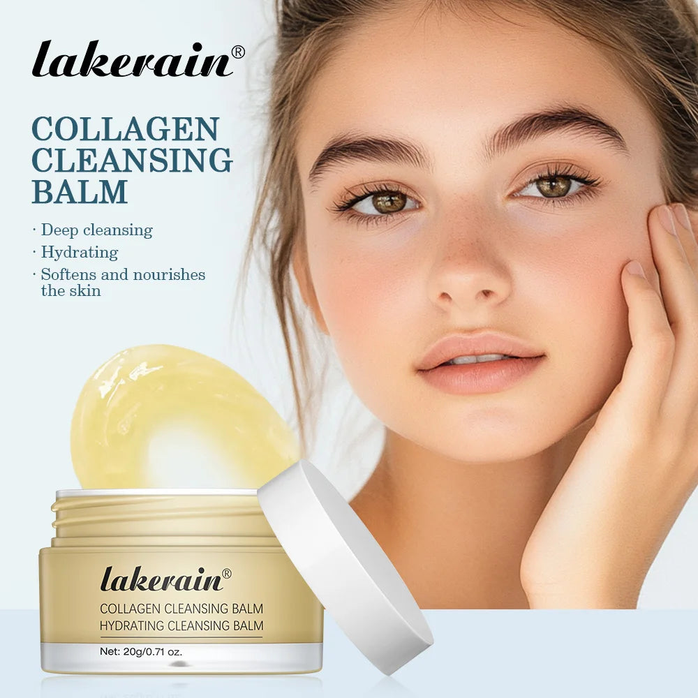 Lakerain Cleansing Balm Deep Cleansing Hydrating Softening And Nourishing Skin Gently Remove Facial Makeup Cleanser Balm Oasis Select