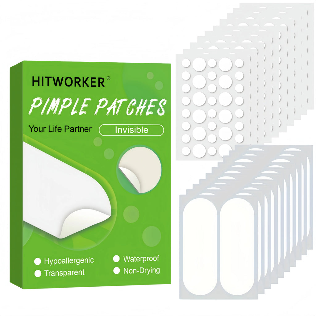 Hydrogel acne removing patch (2 shapes), 190/380 pieces/box, deep cleaning acne removing patch, effective acne removing patch Oasis Select
