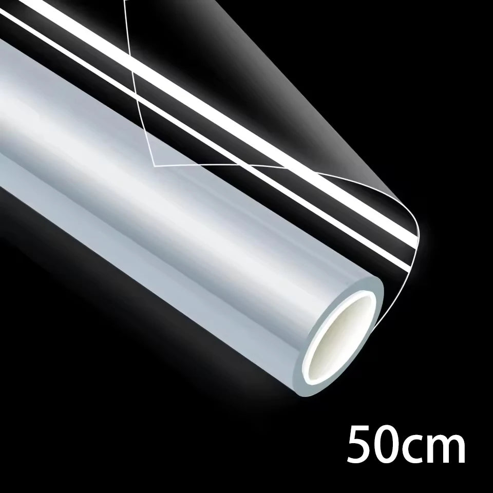 Transparent Safety Glass Explosion-Proof Glass Film Window Film Protective Film Self-Adhesive Shatterproof And Explosion-Proof. Oasis Select fangbaomo 50cmX5m