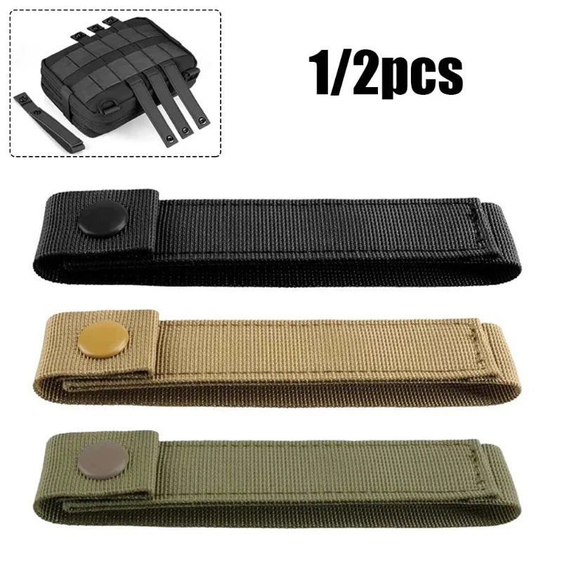 1/2pcs Ribbon Webbing Buckle Key Hook Clip Water Bottle Holder Climbing Carabiner Belt Backpack Hanger Hook Oasis Select