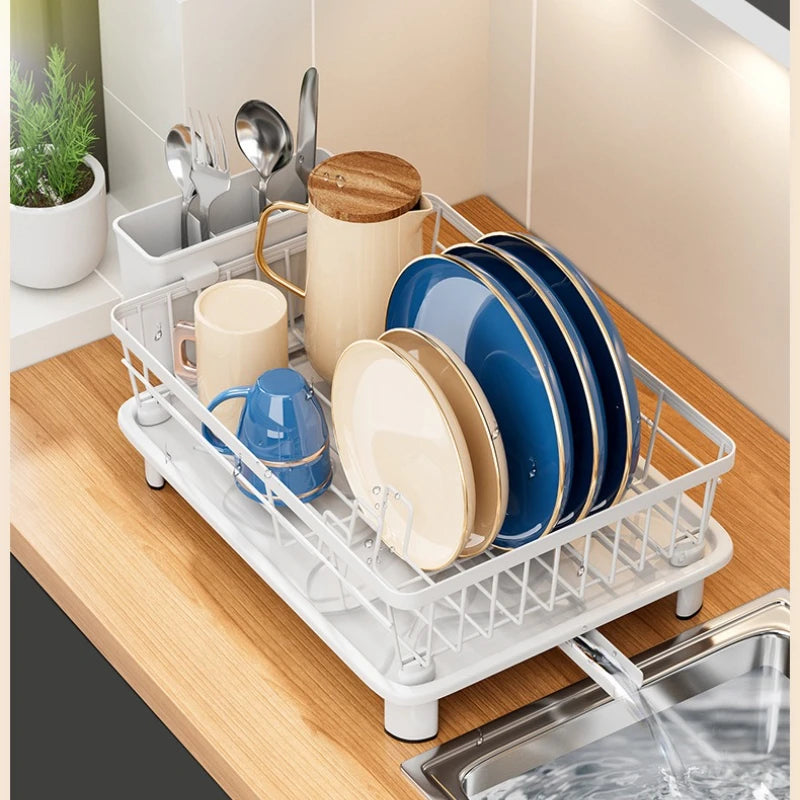 Kitchen Dish Rack Small Volume Dish Rack Sink Multifunctional Tableware Drain Bowl Storage Box Oasis Select