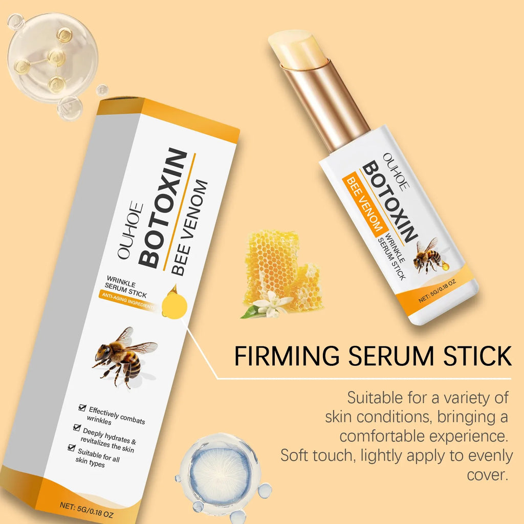 Bee Venom Anti Wrinkle Stick Face&Eye Cream Firming Lifting Reduce Dark Circles Puffiness Eye Bags Smoothing Fine Lines Skincare Oasis Select